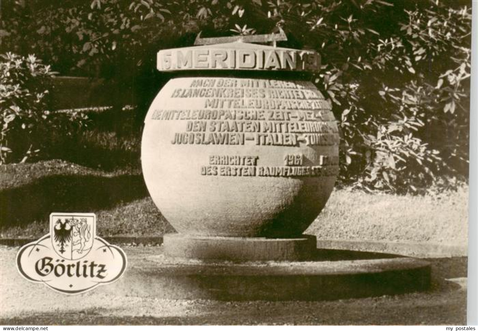 Goerlitz  Sachsen Gedenkstein 15. Meridian