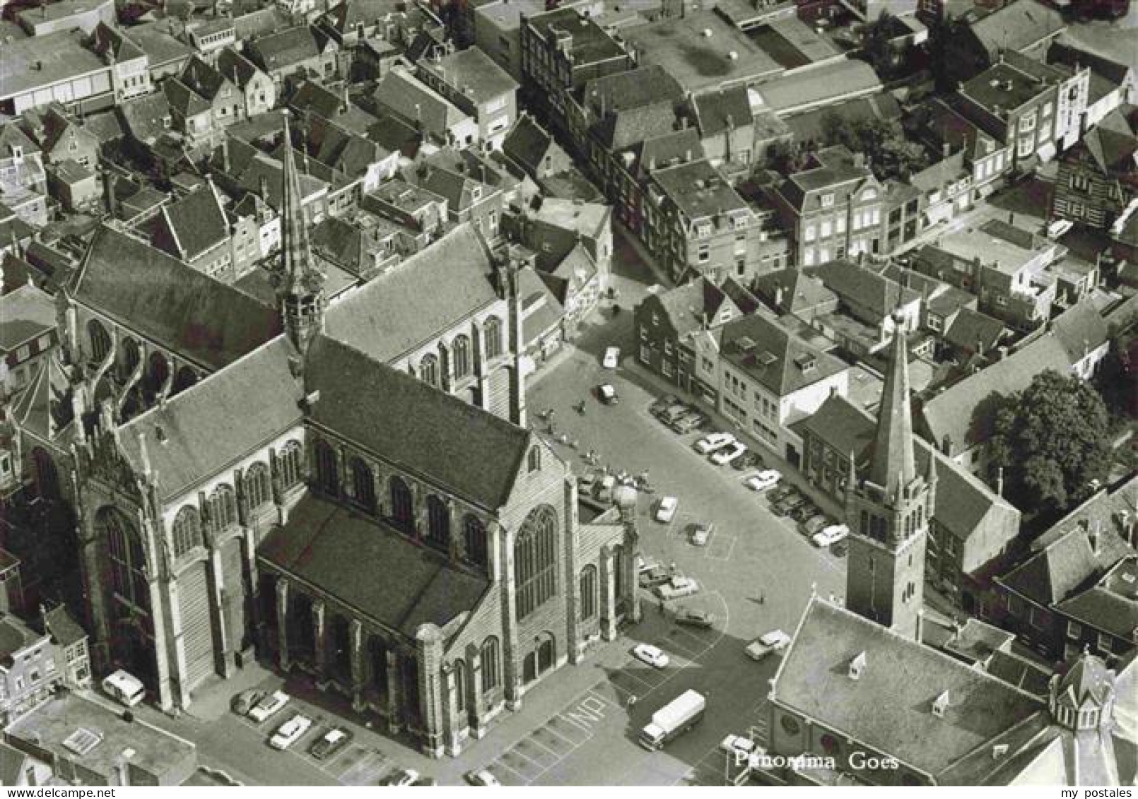 Goes  Zeeland NL Fliegeraufnahme