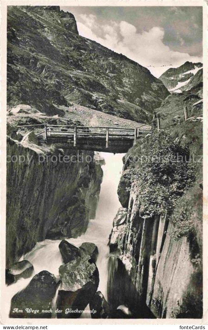 Goeschenenalp 1800m URI UR Am Wege zur Goeschenenalp