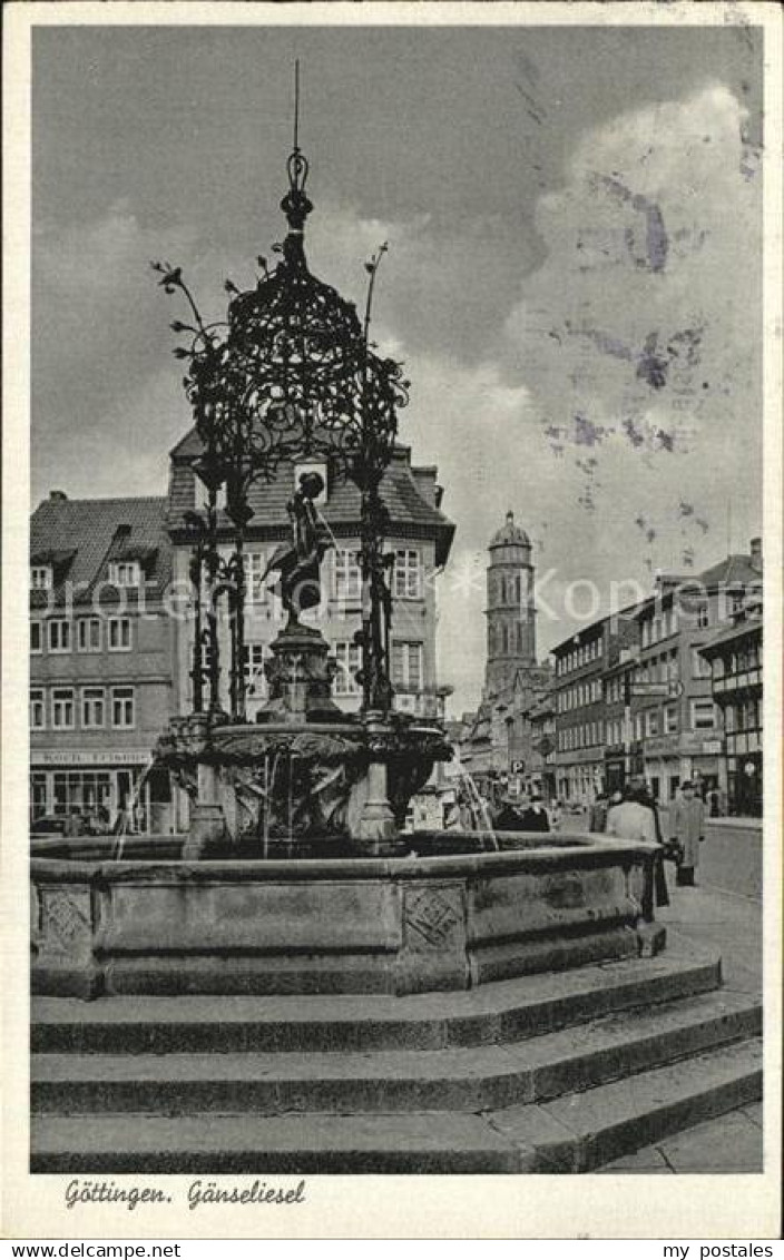 Goettingen Niedersachsen Gaenselieselbrunnen