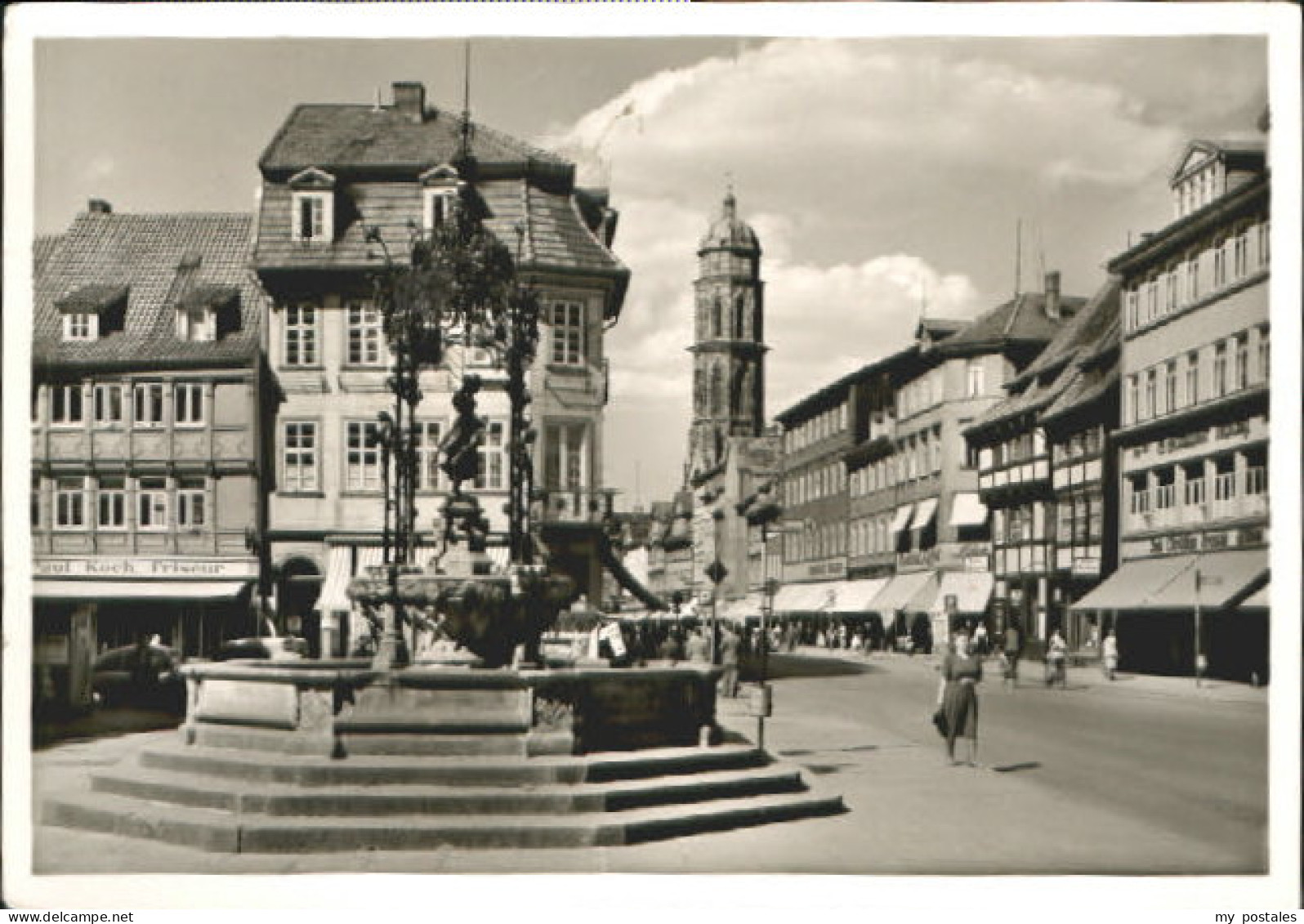 Goettingen Niedersachsen Goettingen Brunnen x 1954