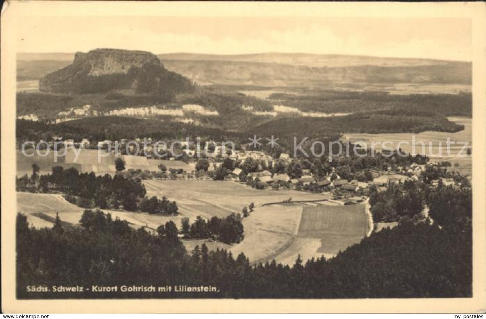 Gohrisch Gesamtansicht mit Lilienstein