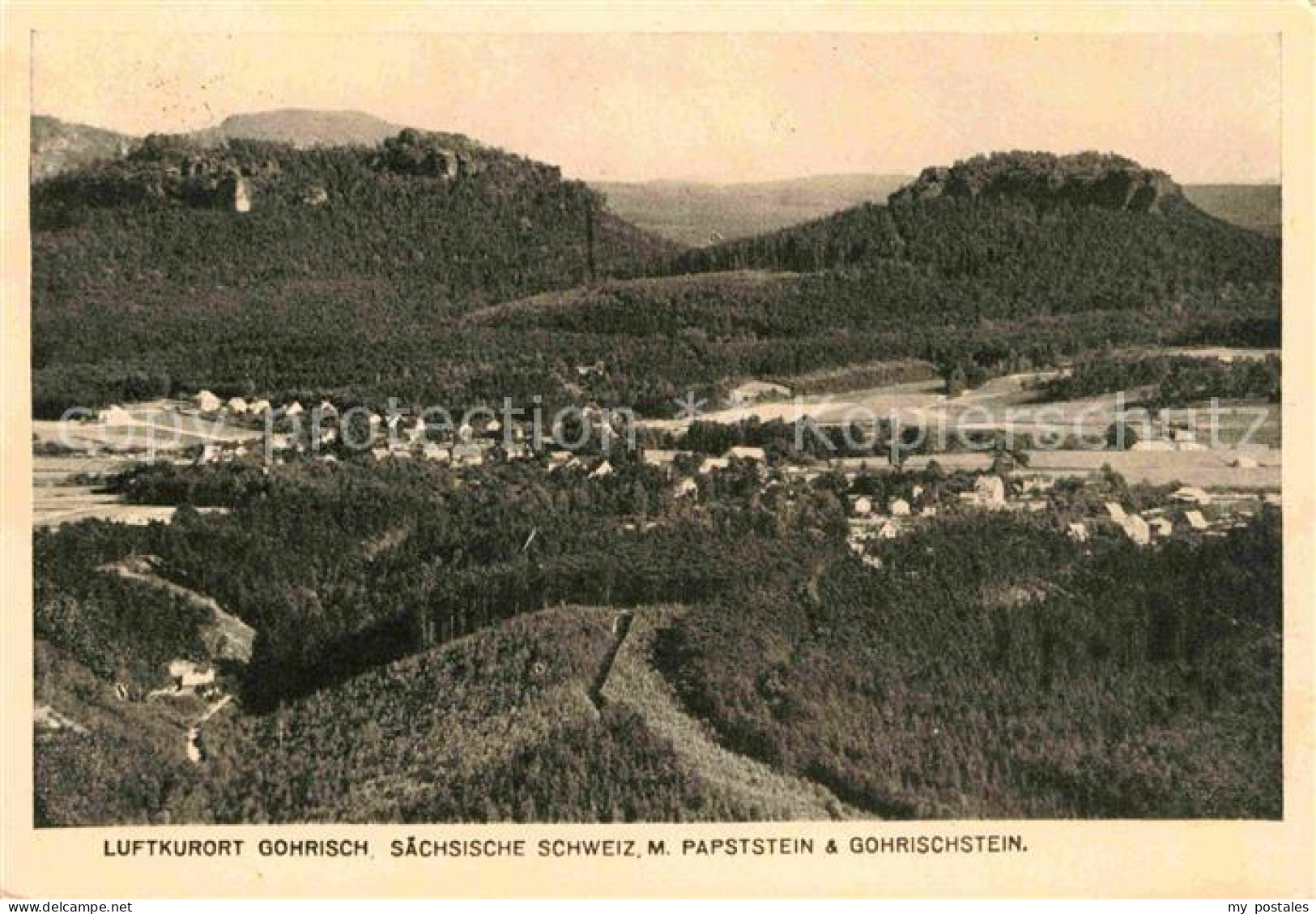 Gohrisch Papststein Gohrischstein
