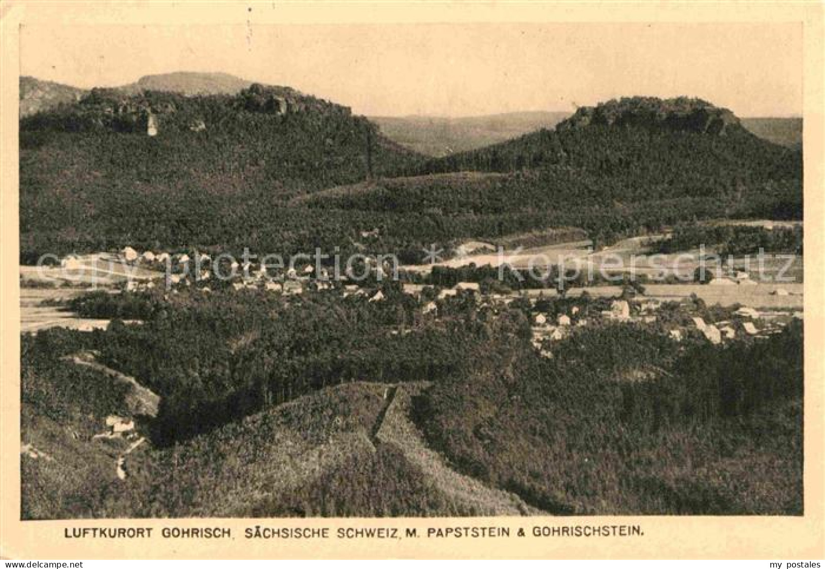 Gohrisch Papststein Gohrischstein