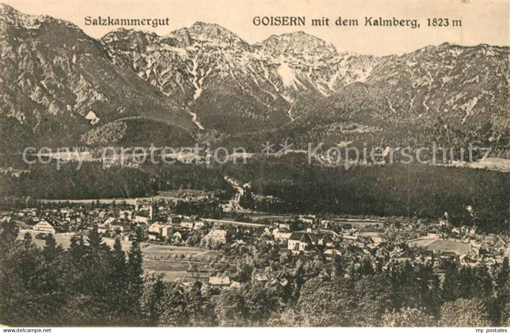 Goisern Salzkammergut Bad mit Kalmberg