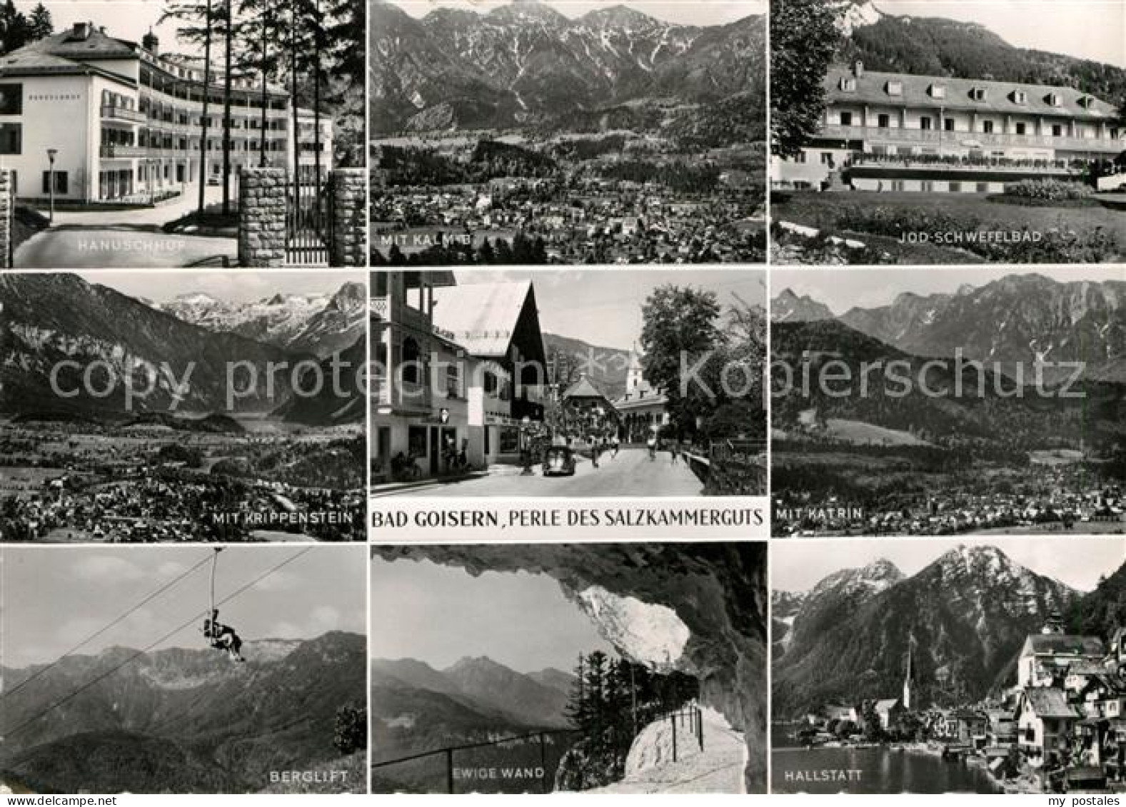 Goisern Salzkammergut Bad Panorama Berglift Hallstatt