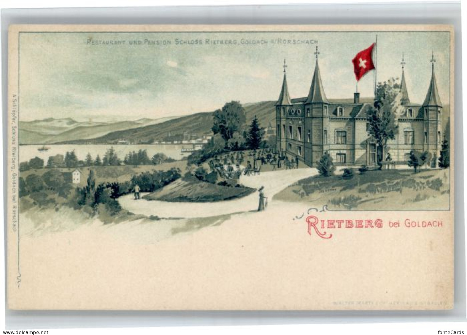 Goldach Rietberg Restaurant Pension Schloss