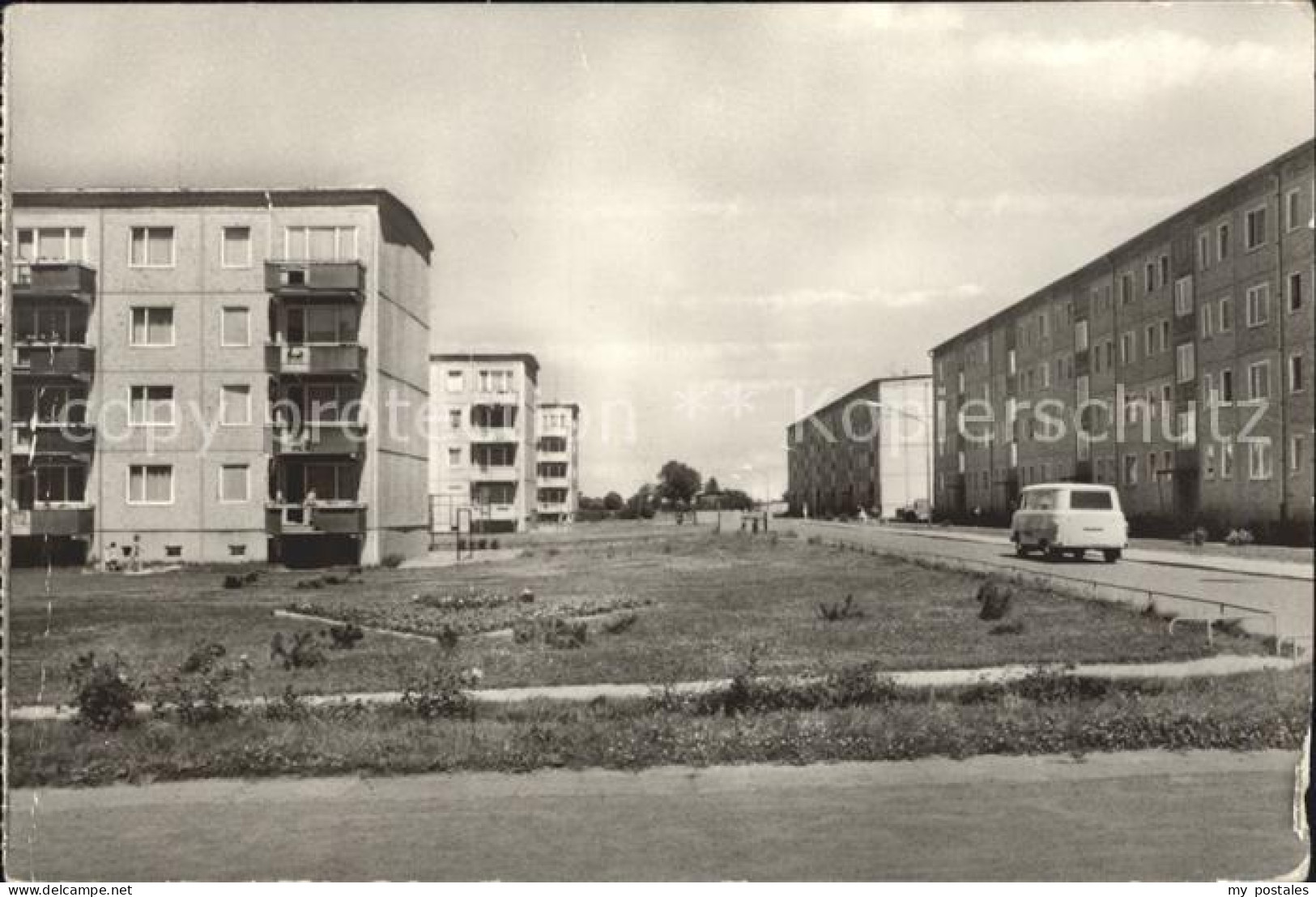 Goldberg Mecklenburg Neue Wohnblocks