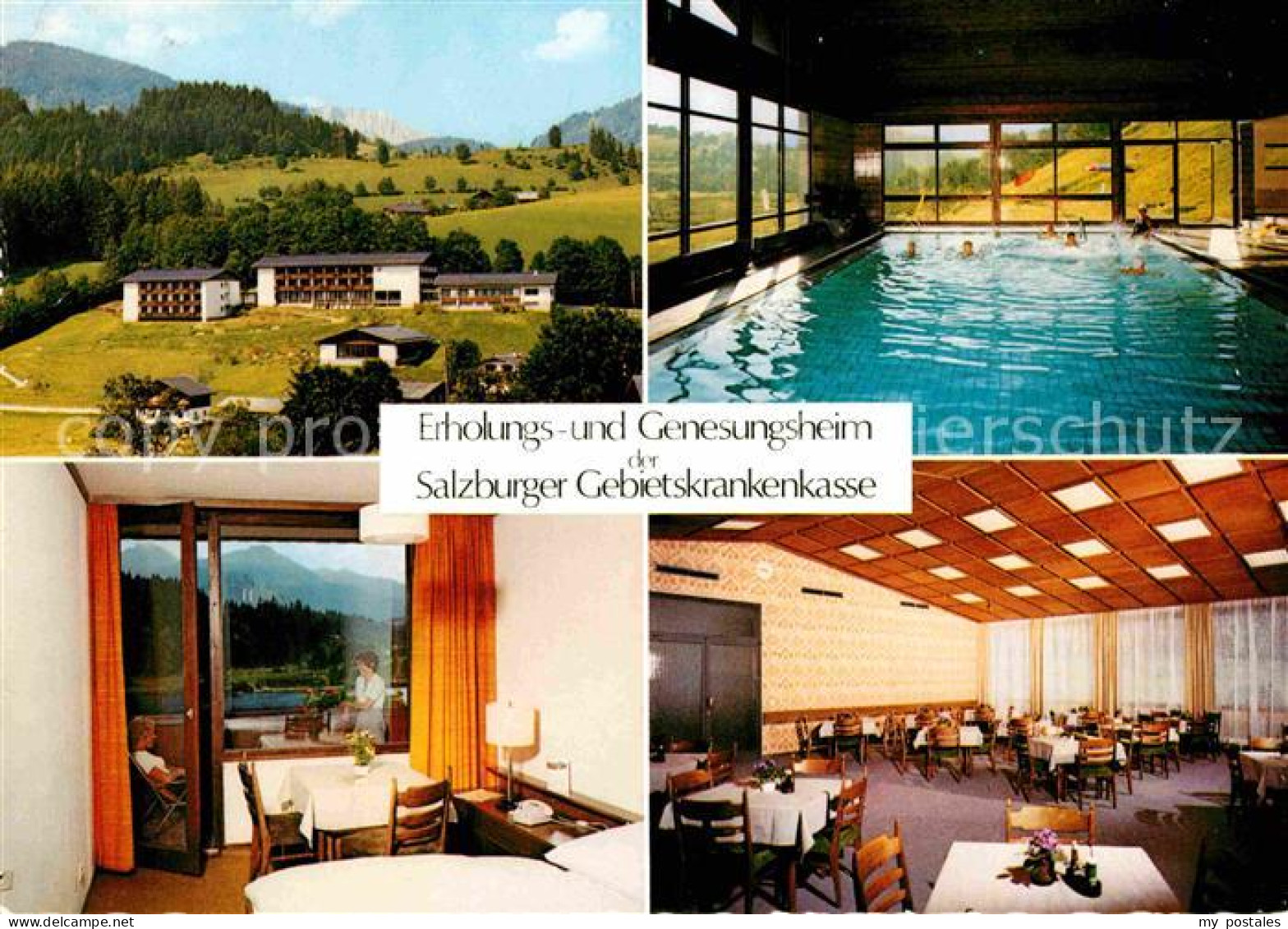 Goldegg Erholunsheim Genesungsheim der Salzburger Gebietskrankenkasse Hallenbad