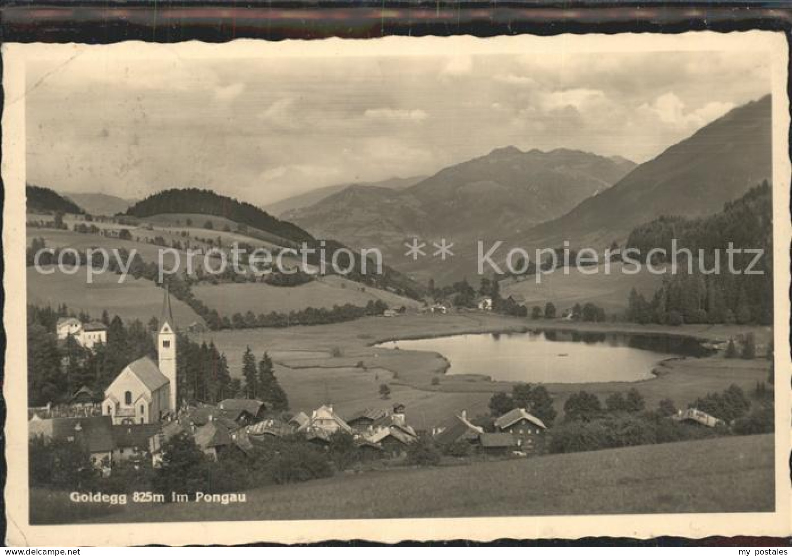 Goldegg Panorama mit Kirche