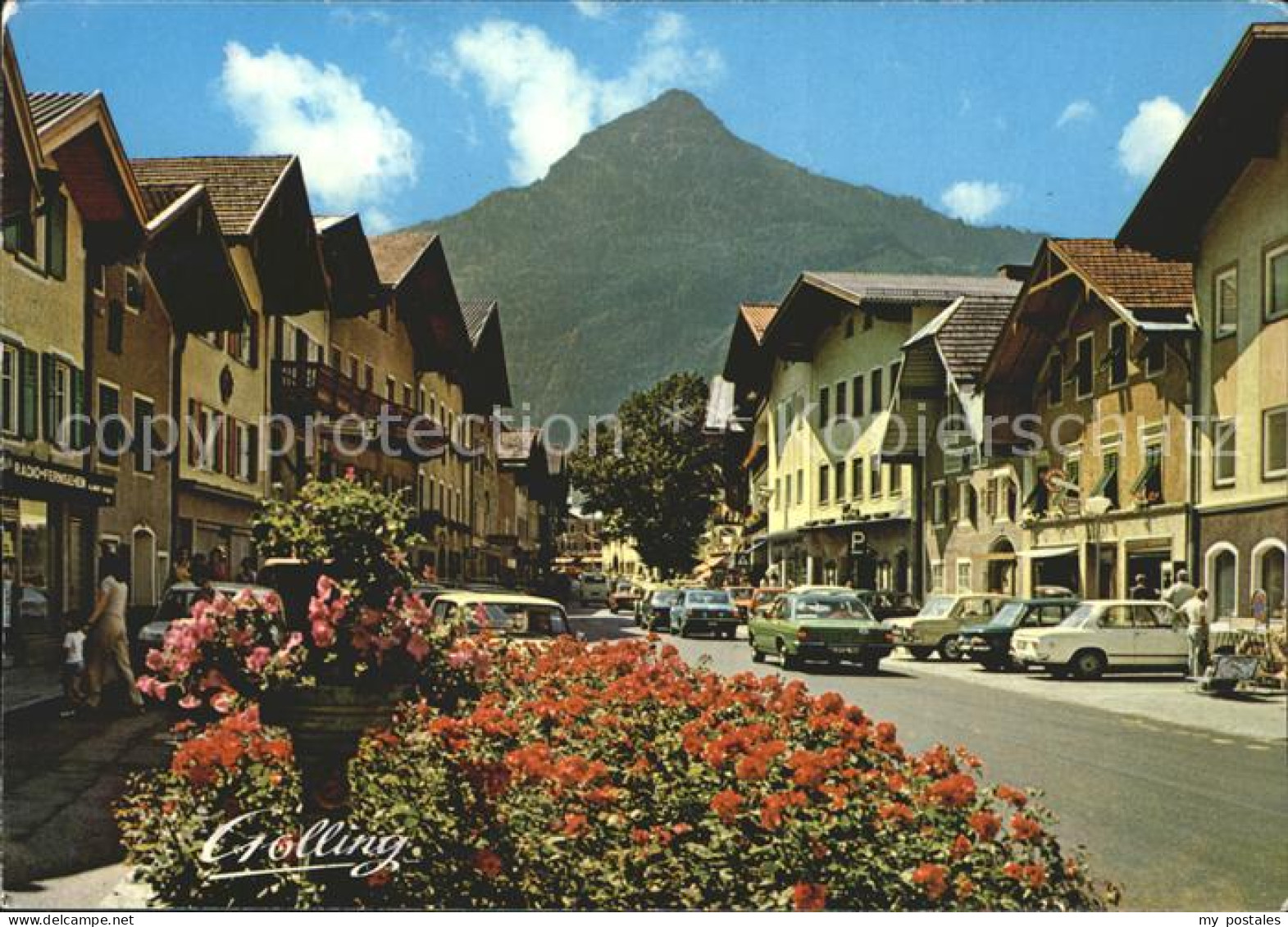 Golling Salzach Strassenmotiv