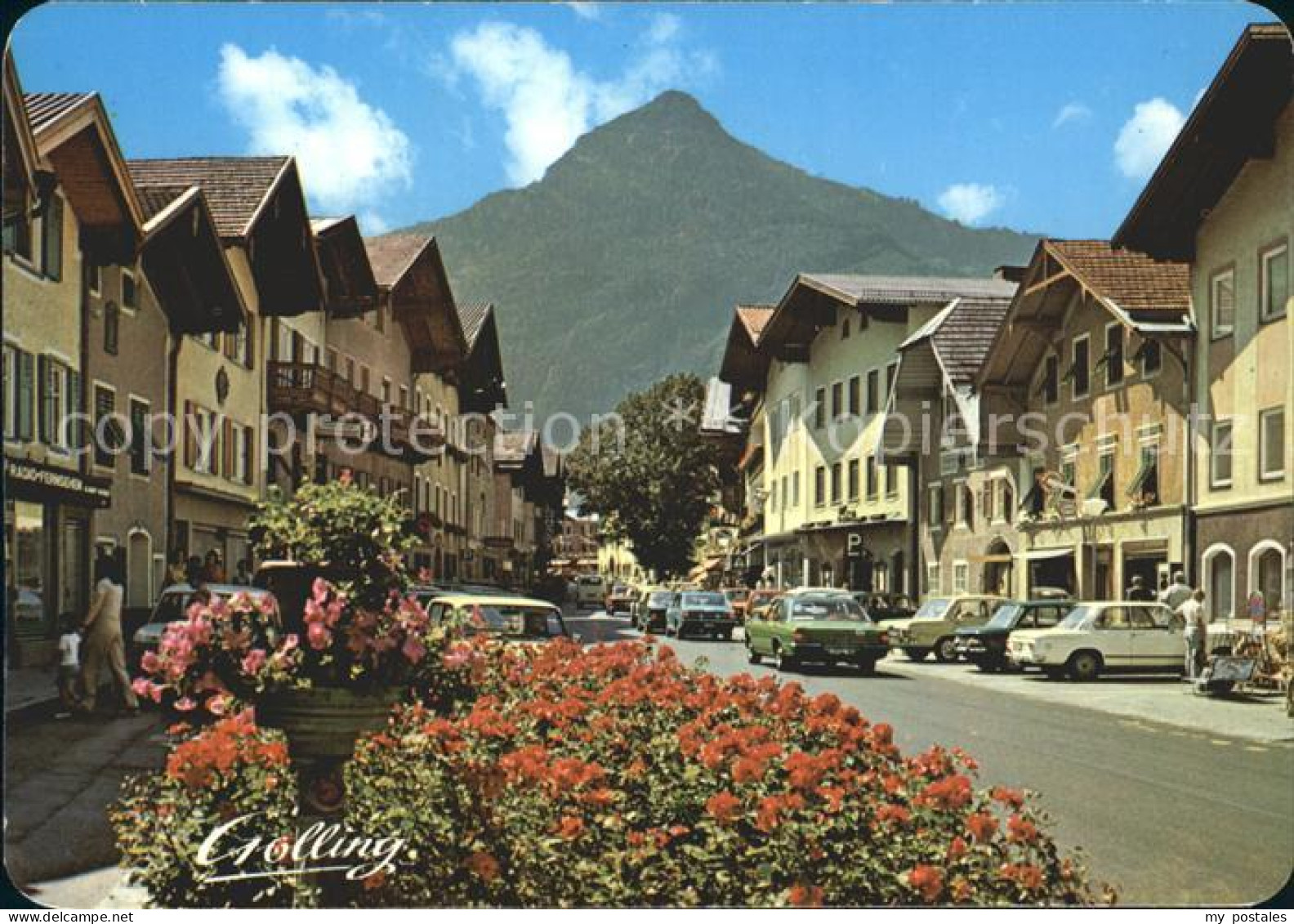 Golling Salzach Strassenpartie