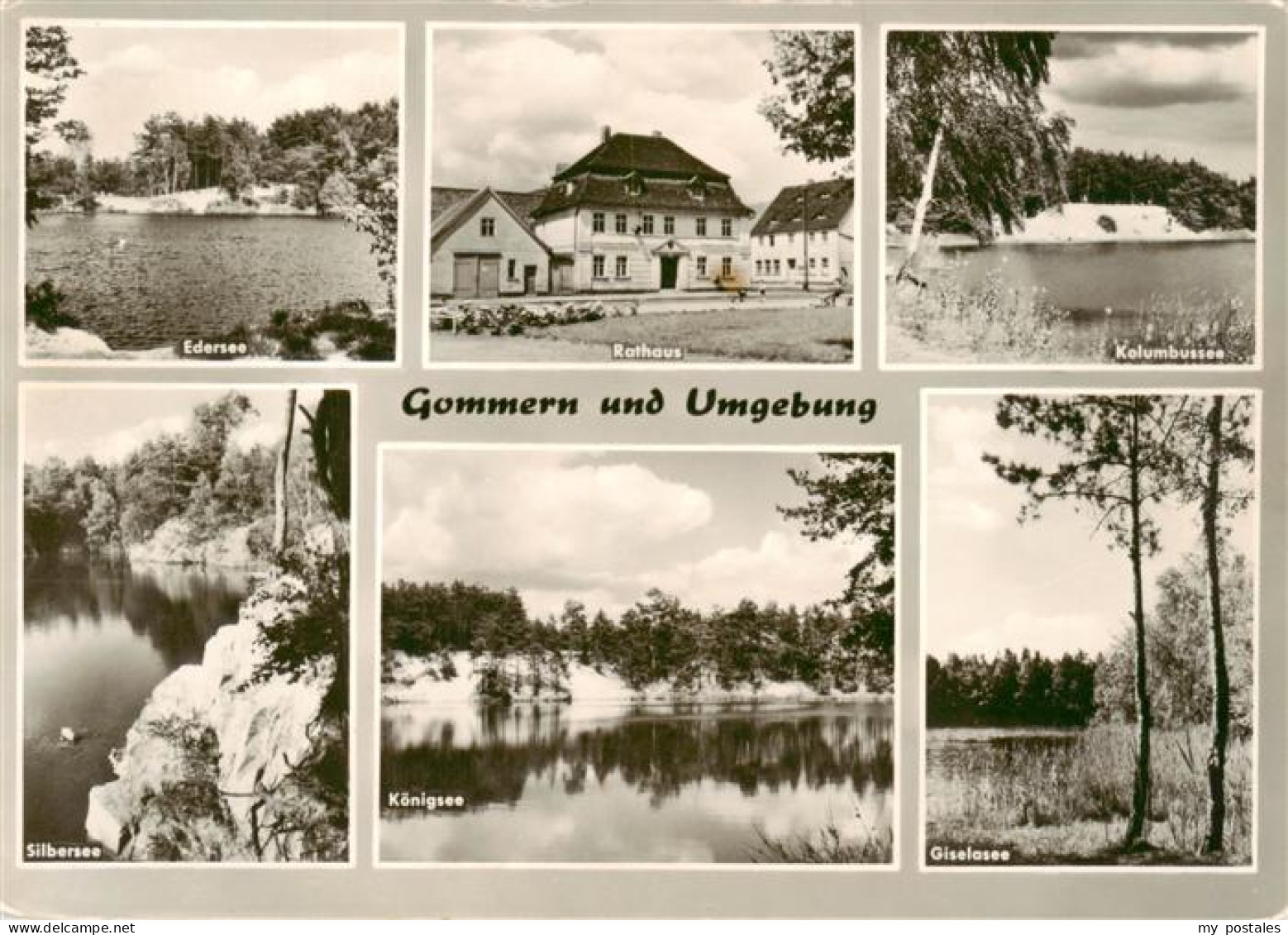 Gommern Edersee Rathaus Kolumbussee Silbersee Koenigsee Giselasee