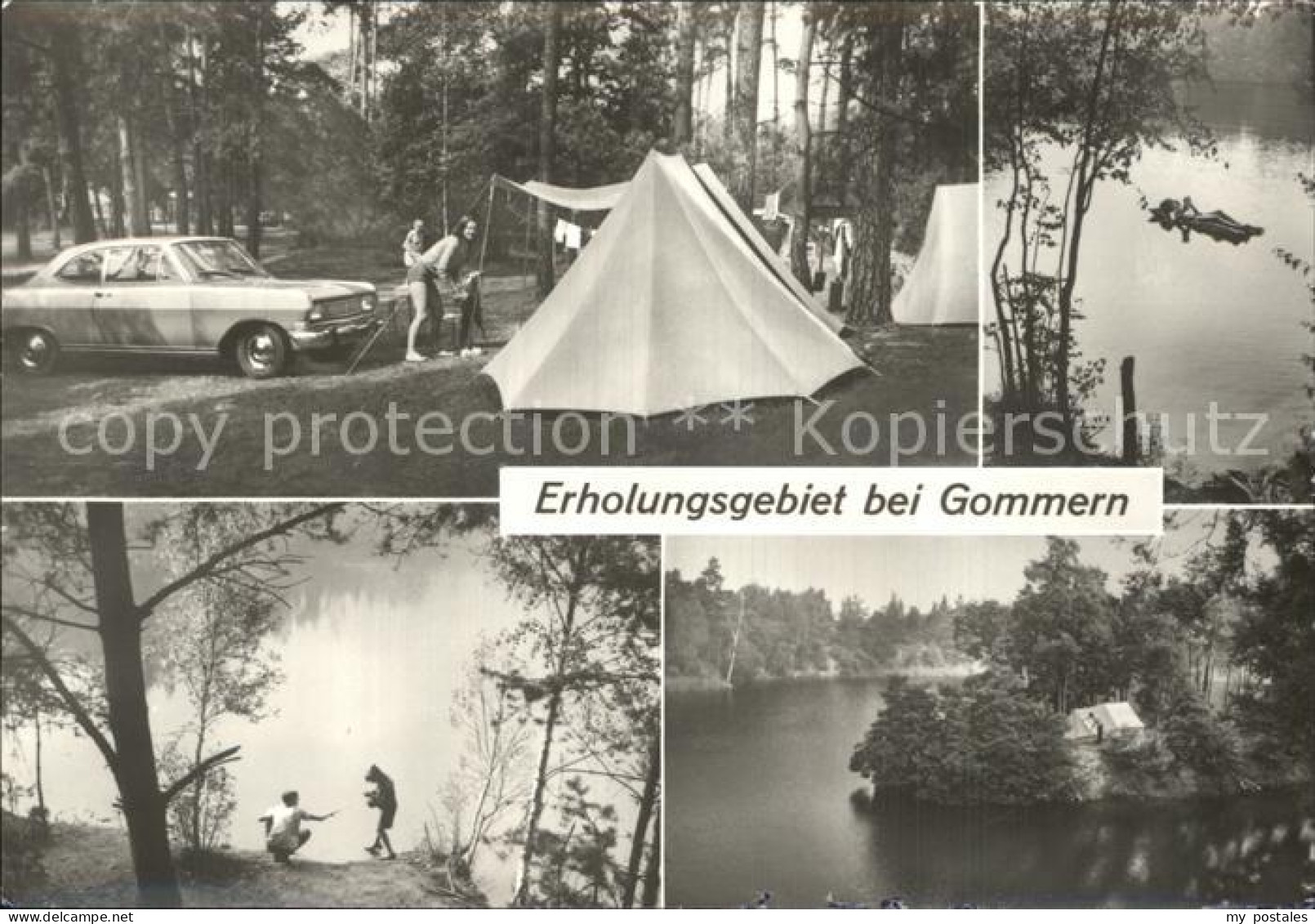 Gommern Erholungsgebiet Zeltplatz Schilfsee Edersee Inselsee