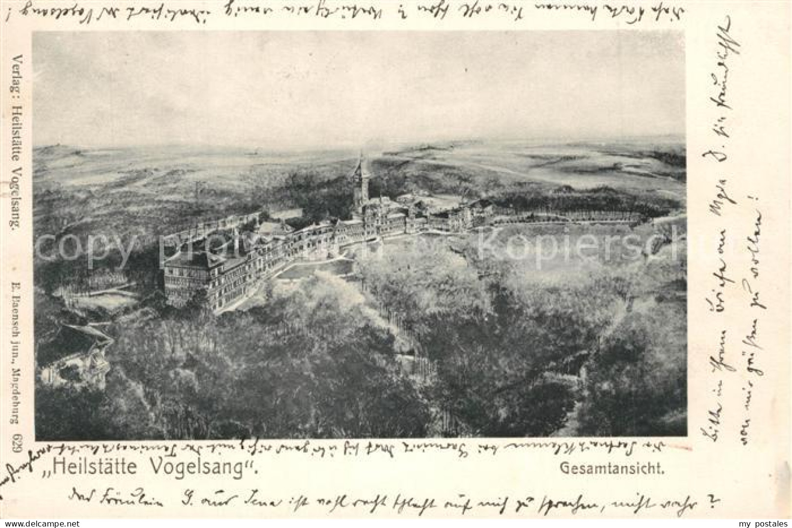 Gommern Heilstaette Vogelsang Fliegeraufnahme