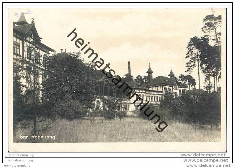 Gommern - Sanatorium Vogelsang - Foto-AK