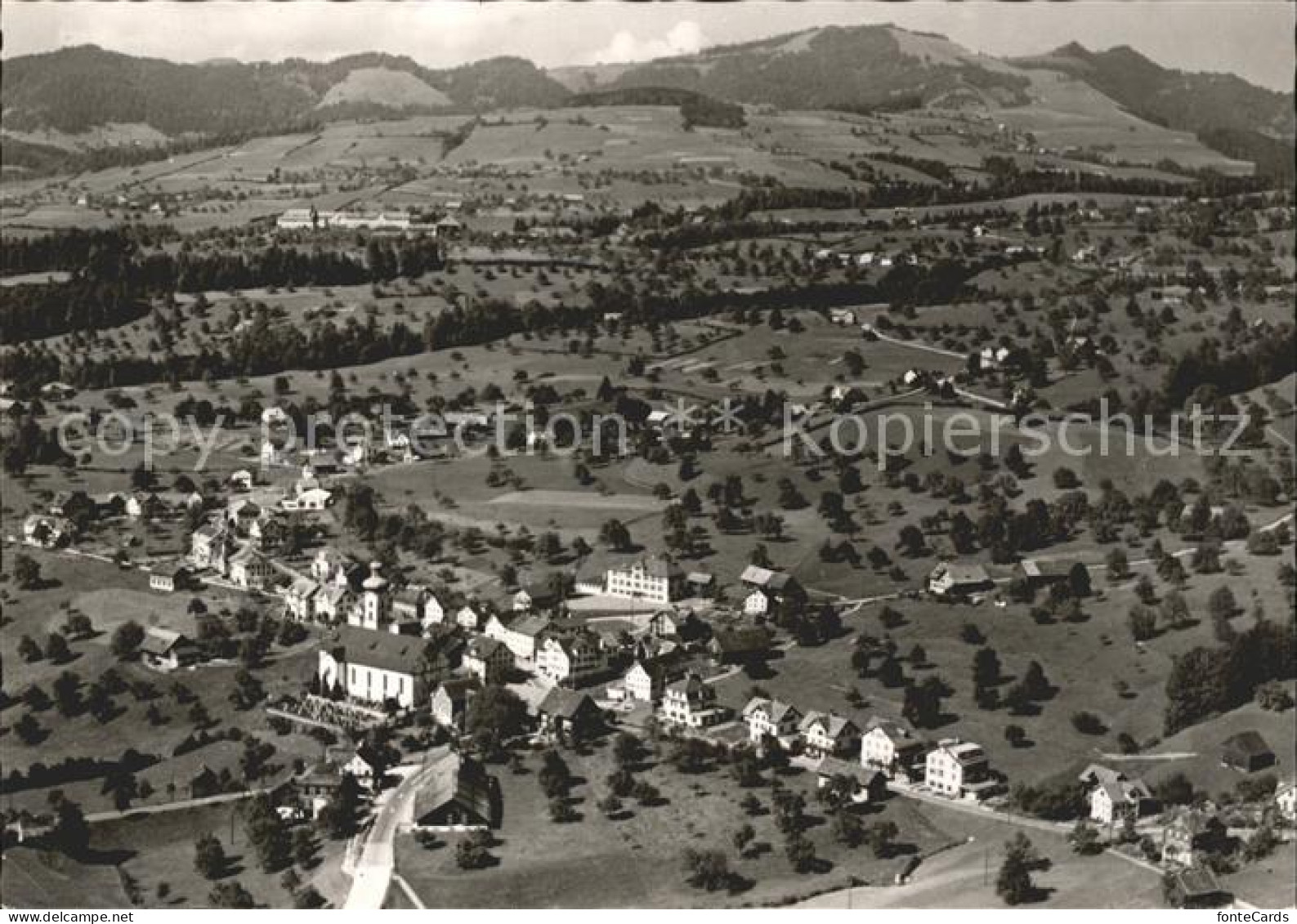 Gommiswald Fliegeraufnahme