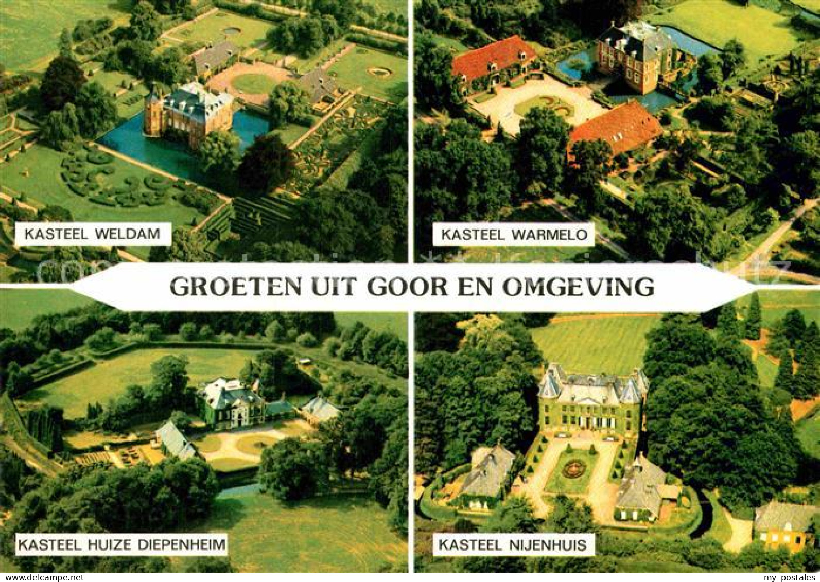Goor Fliegeraufnahme Kasteel Weldam Warmelo Huize Diepenheim Nijenhuis
