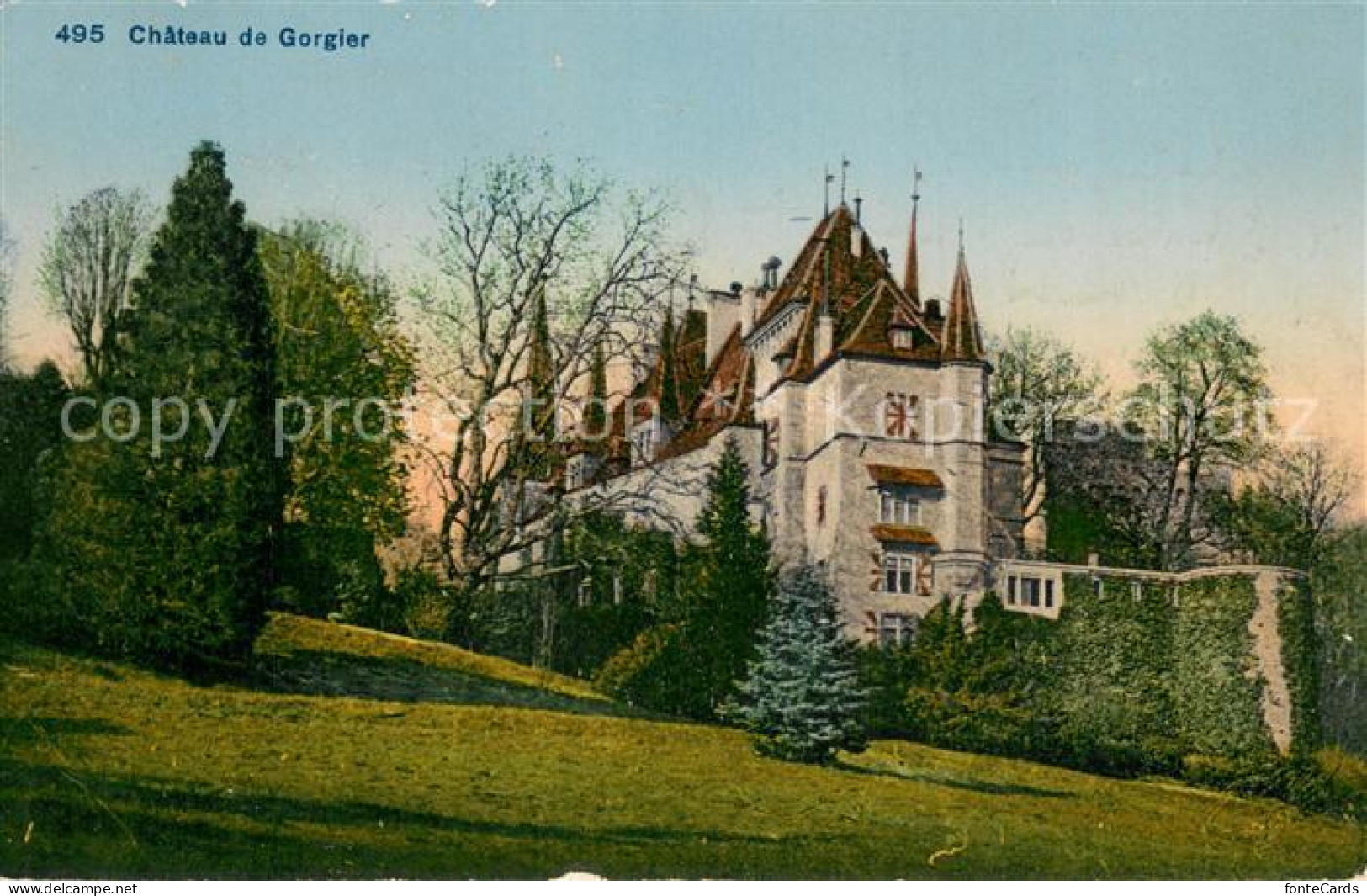 Gorgier NE Chateau de Gorgier