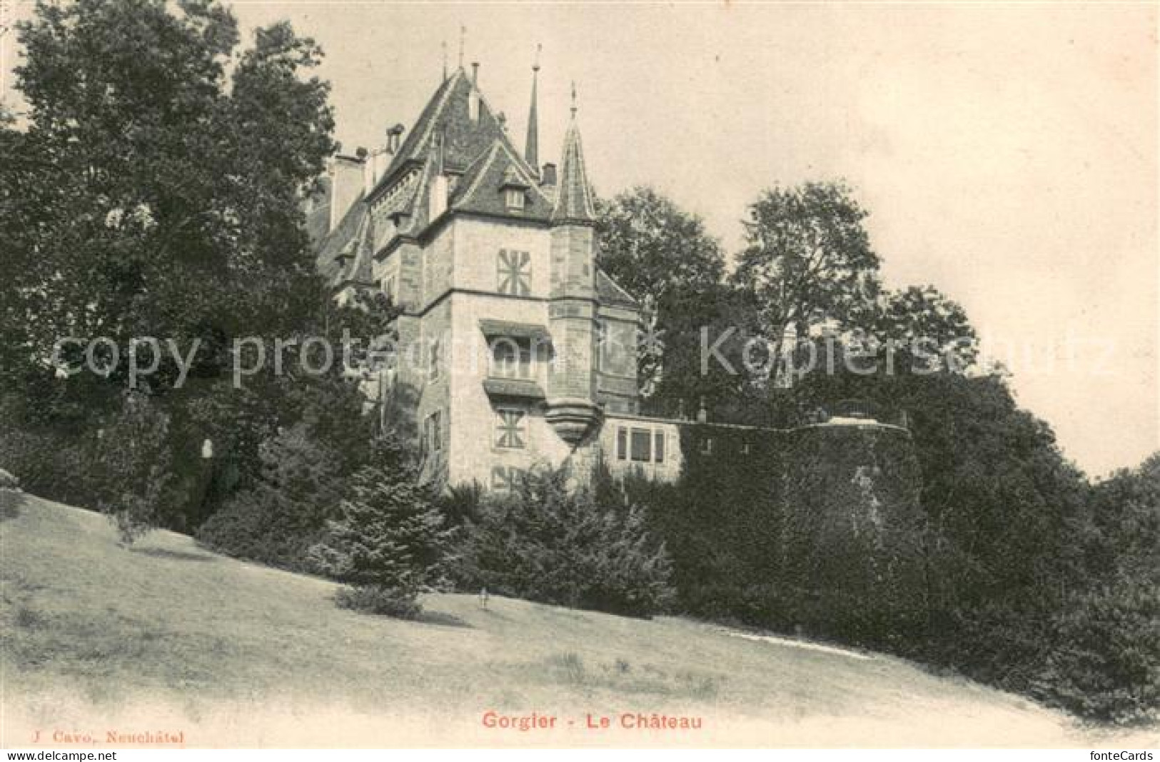 Gorgier NE Le Chateau