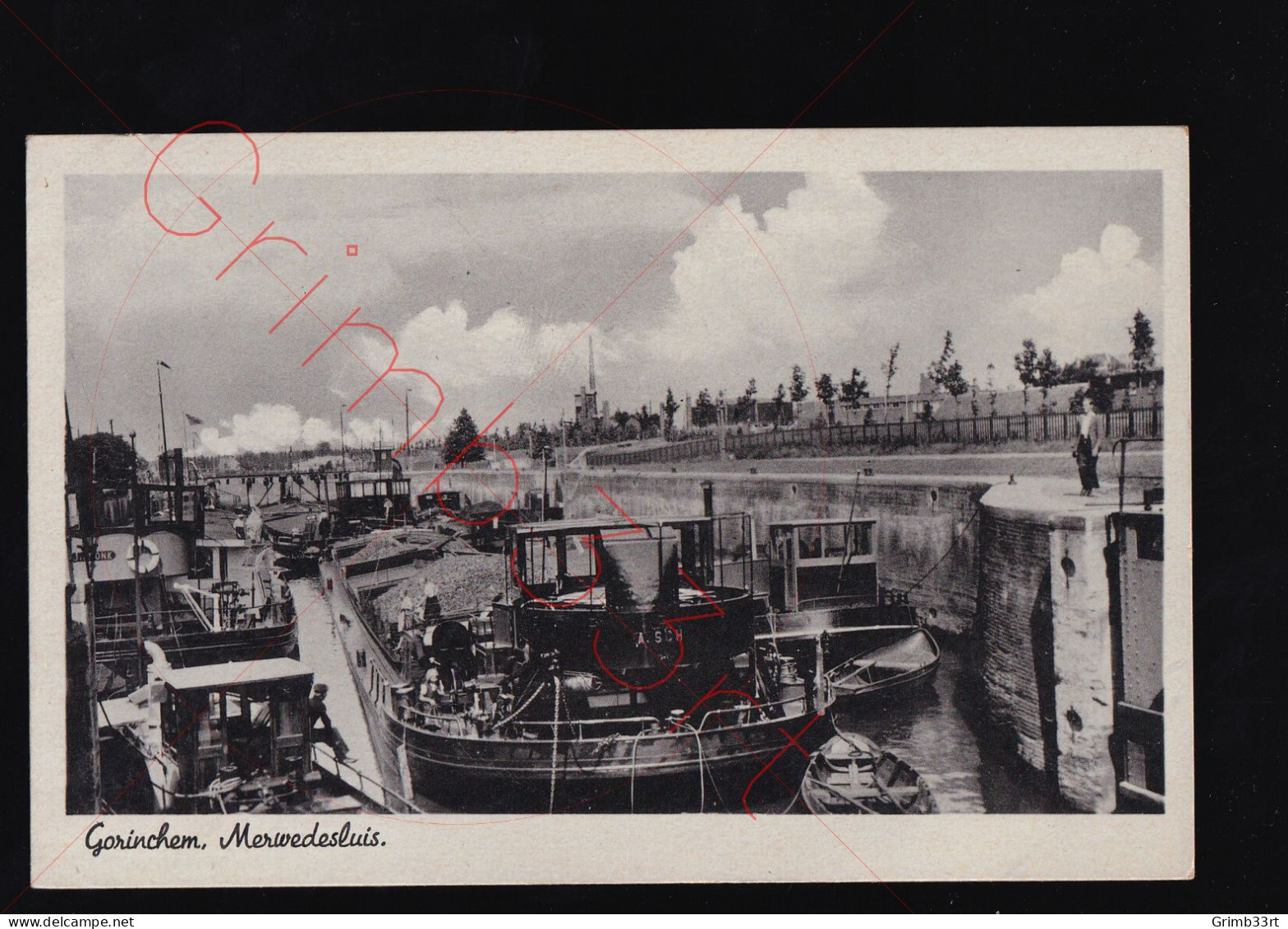 Gorinchem - Merwedesluis - postkaart