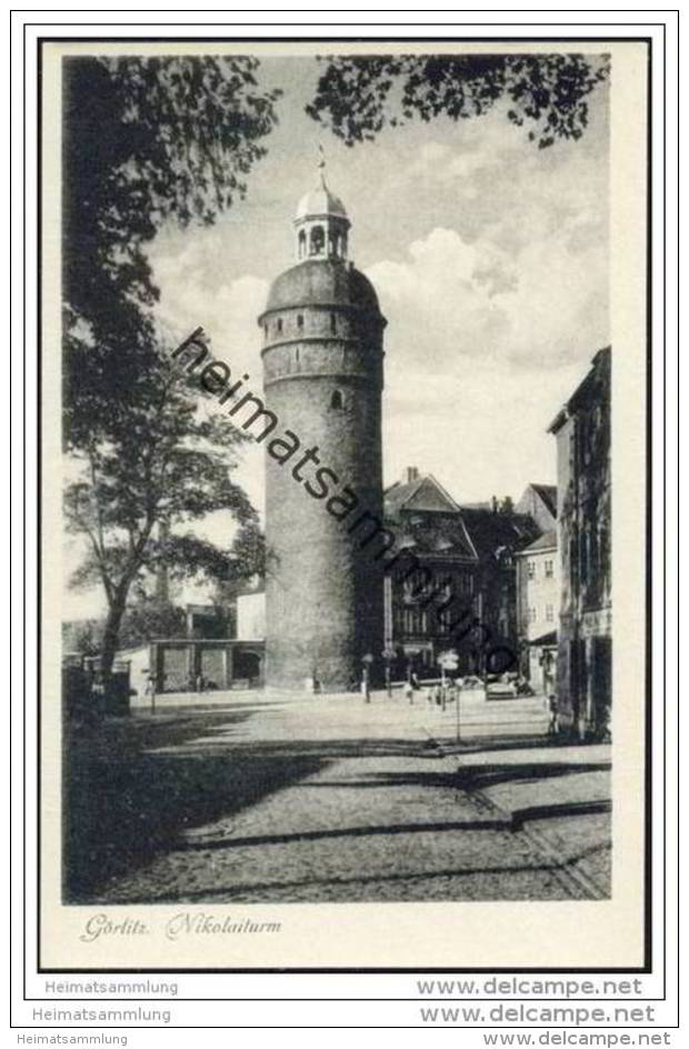 Görlitz - Nikolaiturm 50er Jahre