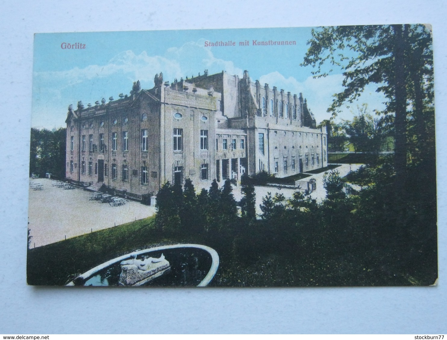 GÖRLITZ , Schöne Karte 1917