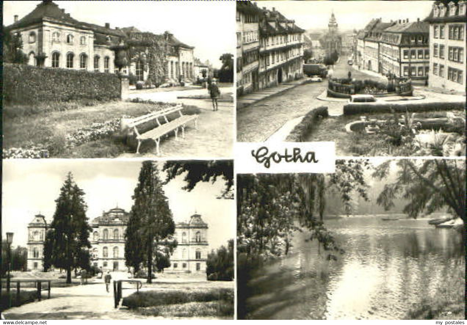 Gotha Thueringen Gotha Markt Museum x 1976