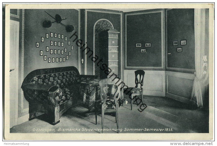 Göttingen - Bismarcks Studentenwohnung - Verlag Ernst Marquard Göttingen