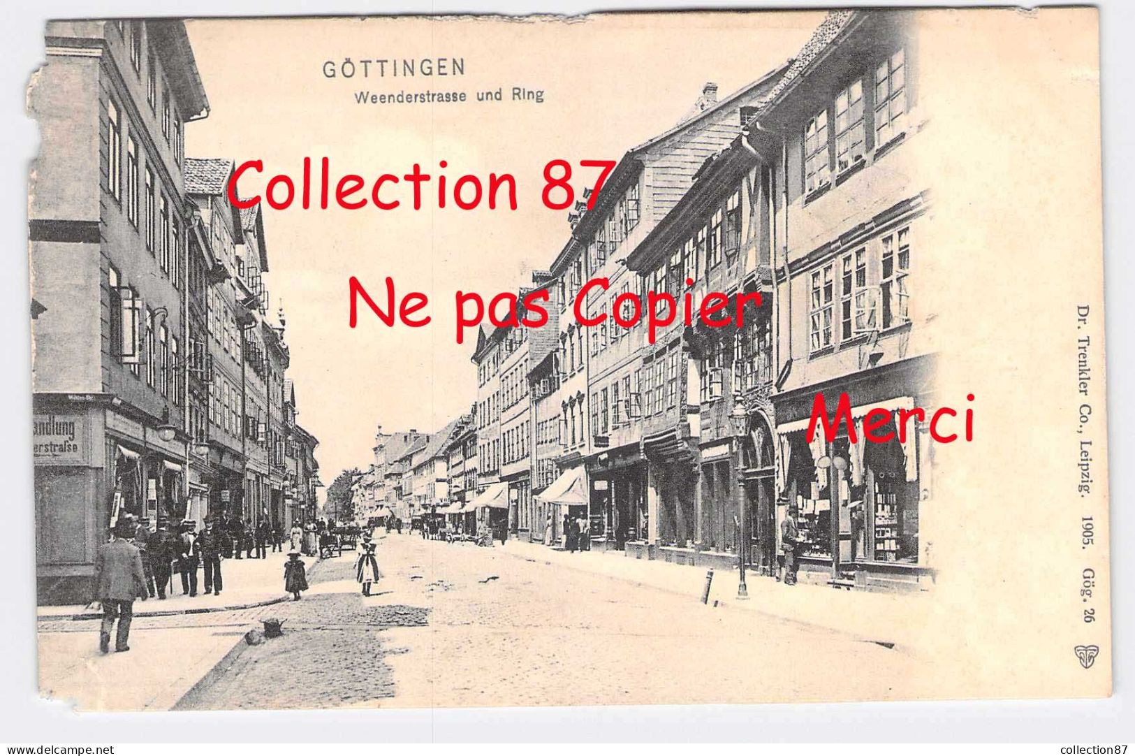 GOTTINGEN - Weenderstrasse und Ring