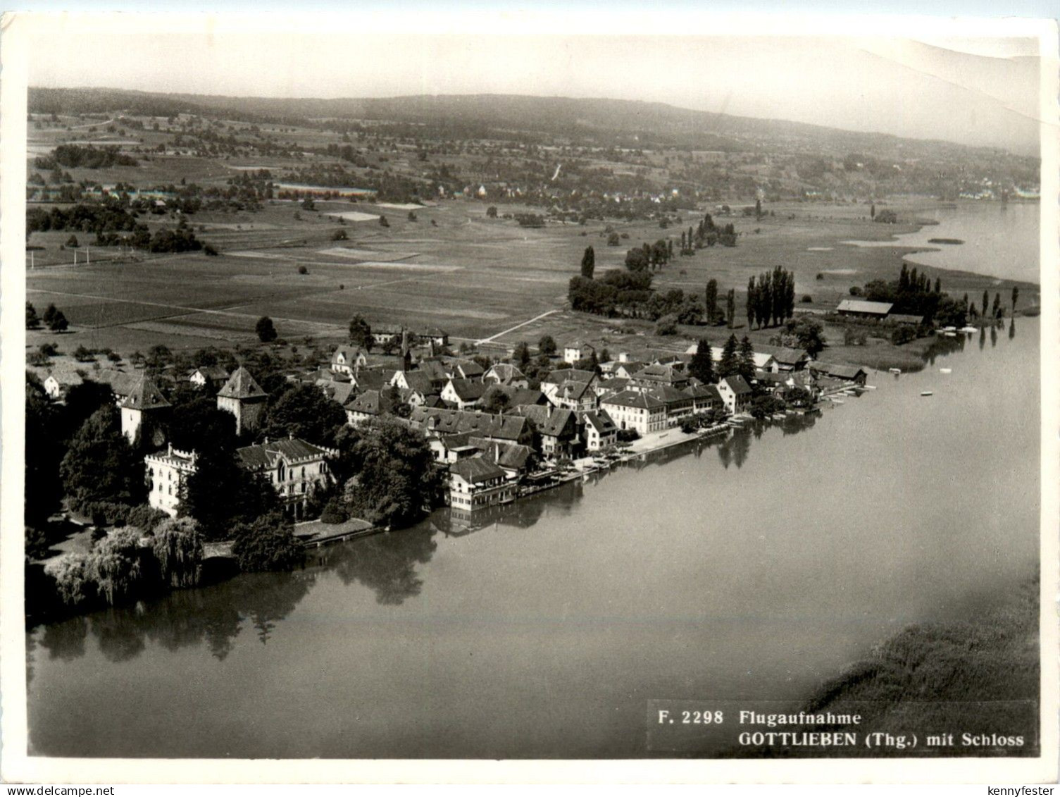 Gottlieben am Untersee - Flugzeugaufnahme
