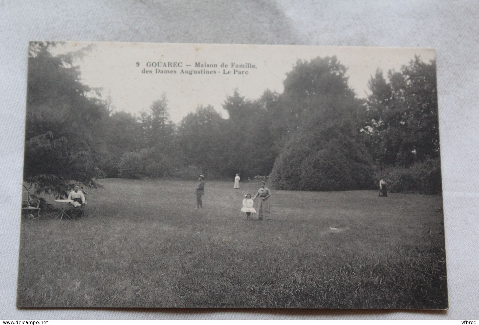 Gouarec, maison de famille des dames Augustines, le parc, Cotes d'Armor 22