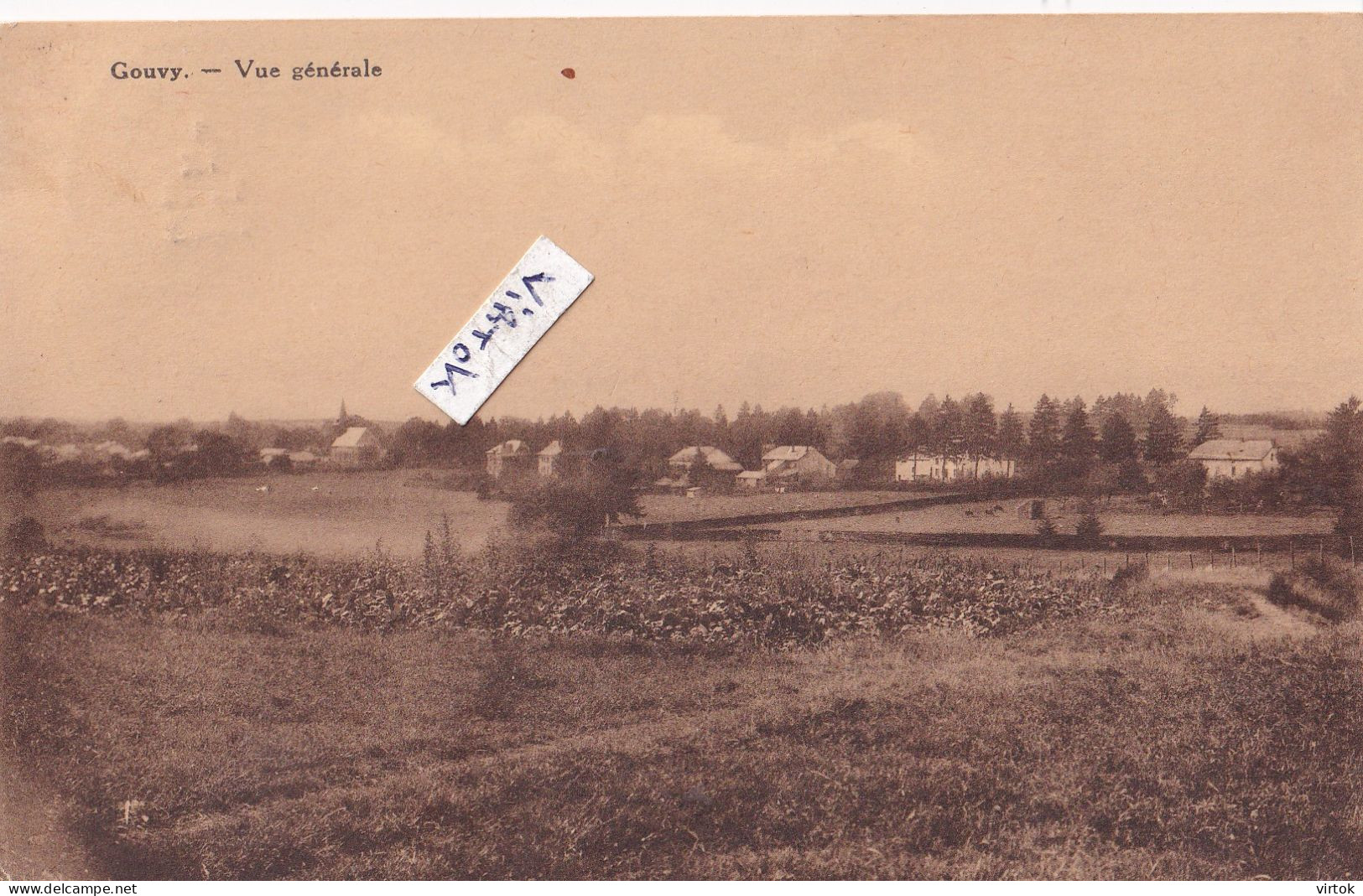 Gouvy :  vue générale   ( ecrit avec timbre )