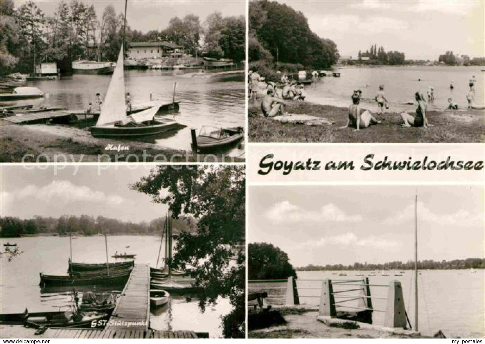 Goyatz am Schwielochsee GST-Stuetzpunkt Hafen