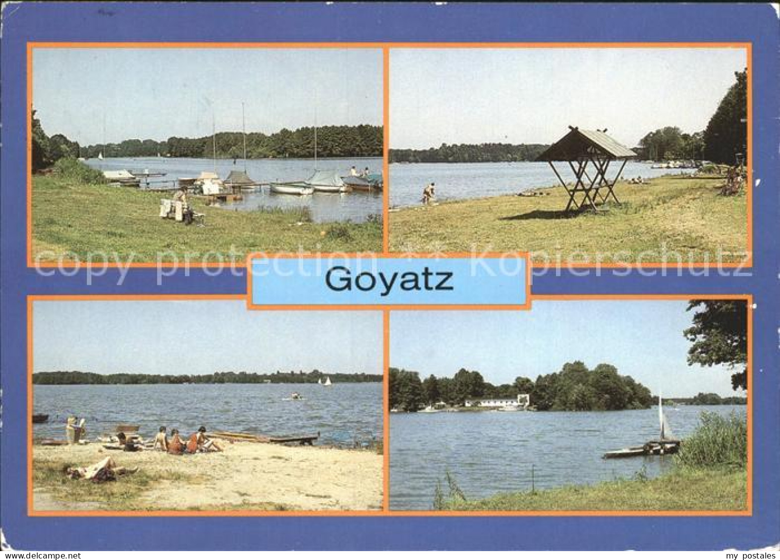 Goyatz Schwielochsee Strand Bootssteg