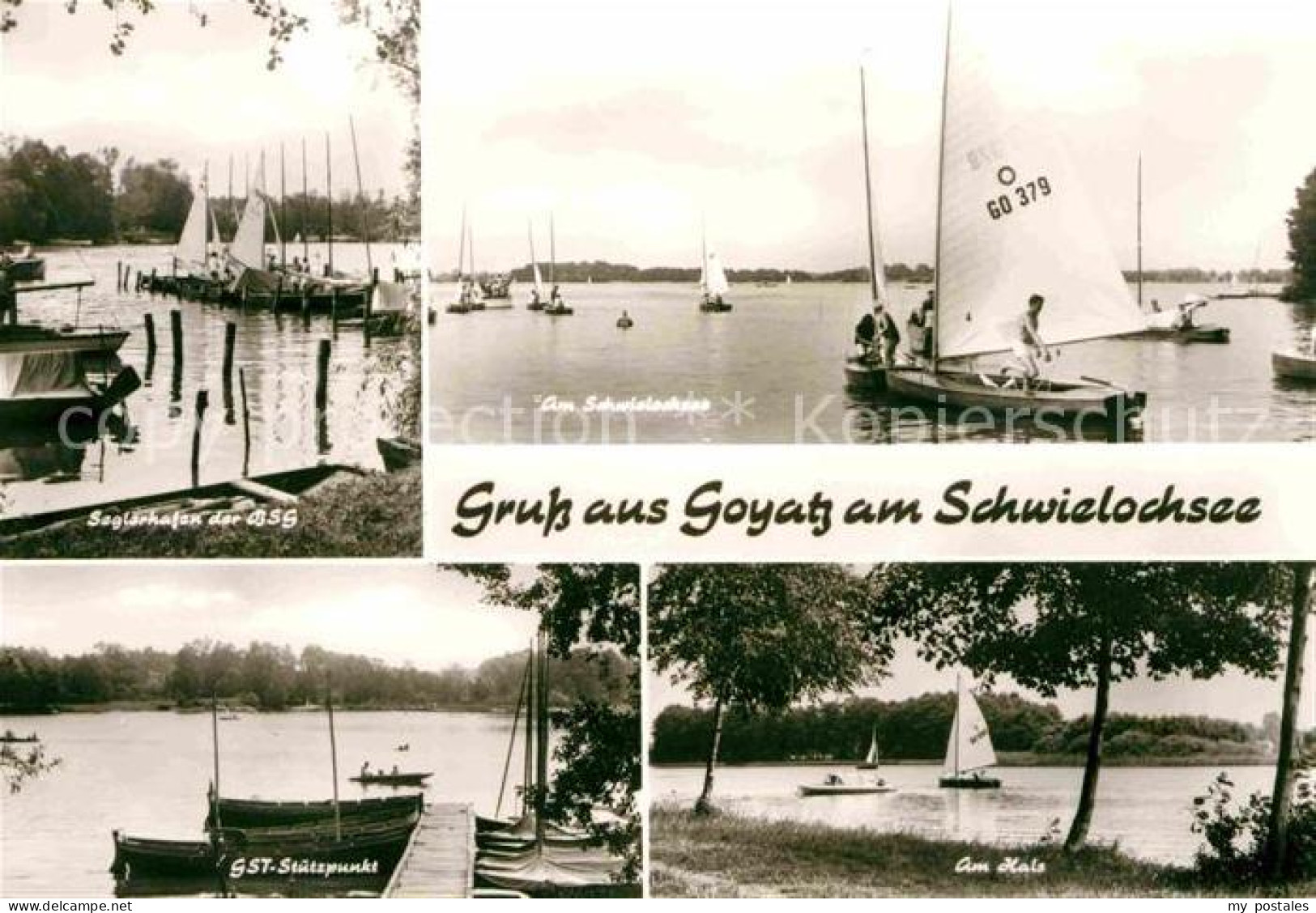 Goyatz Seglerhafen der BSG Schwielochsee GST Stuetztpunkt Am Hals