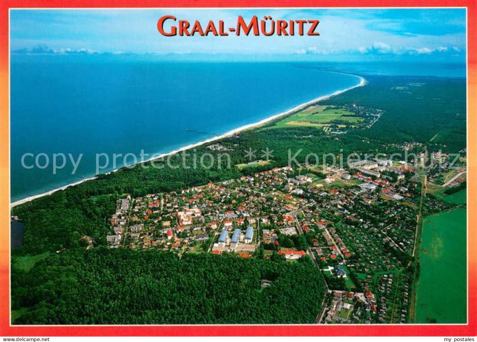 Graal-Mueritz Ostseebad Fliegeraufnahme