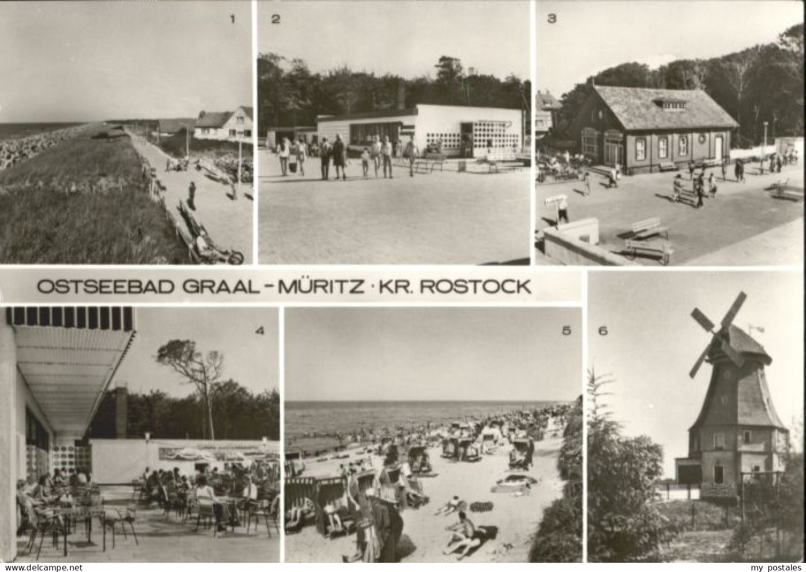 Graal-Mueritz Ostseebad Graal-Mueritz Broiler Gaststaette Milchbar Seestern Stra