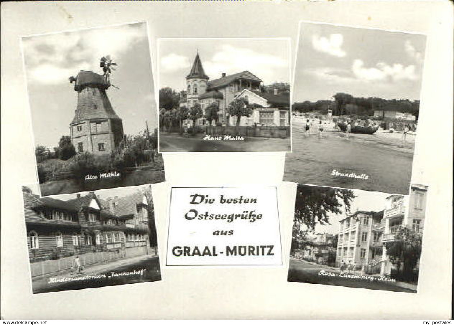 Graal-Mueritz Ostseebad Graal - Mueritz Muehle Sanatorium Halle x 1970