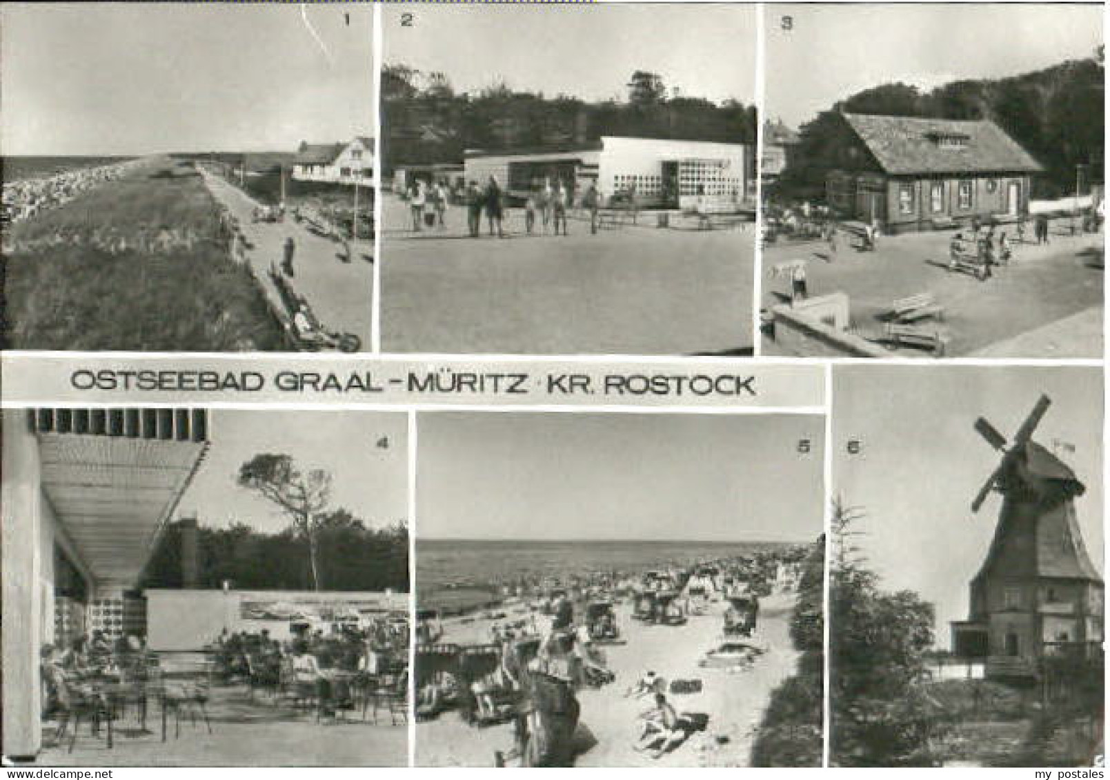 Graal-Mueritz Ostseebad Graal-Mueritz Promenade Gaststaette Windmuehle Strand x