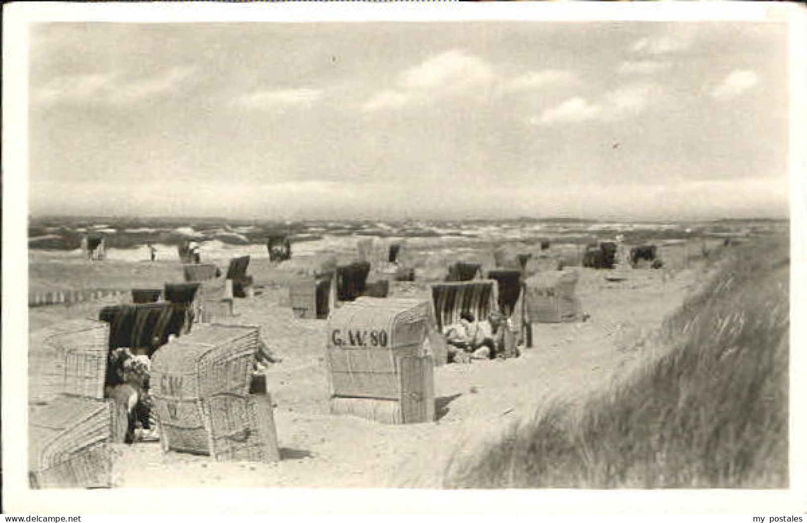 Graal-Mueritz Ostseebad Graal-Mueritz Strand x 1955