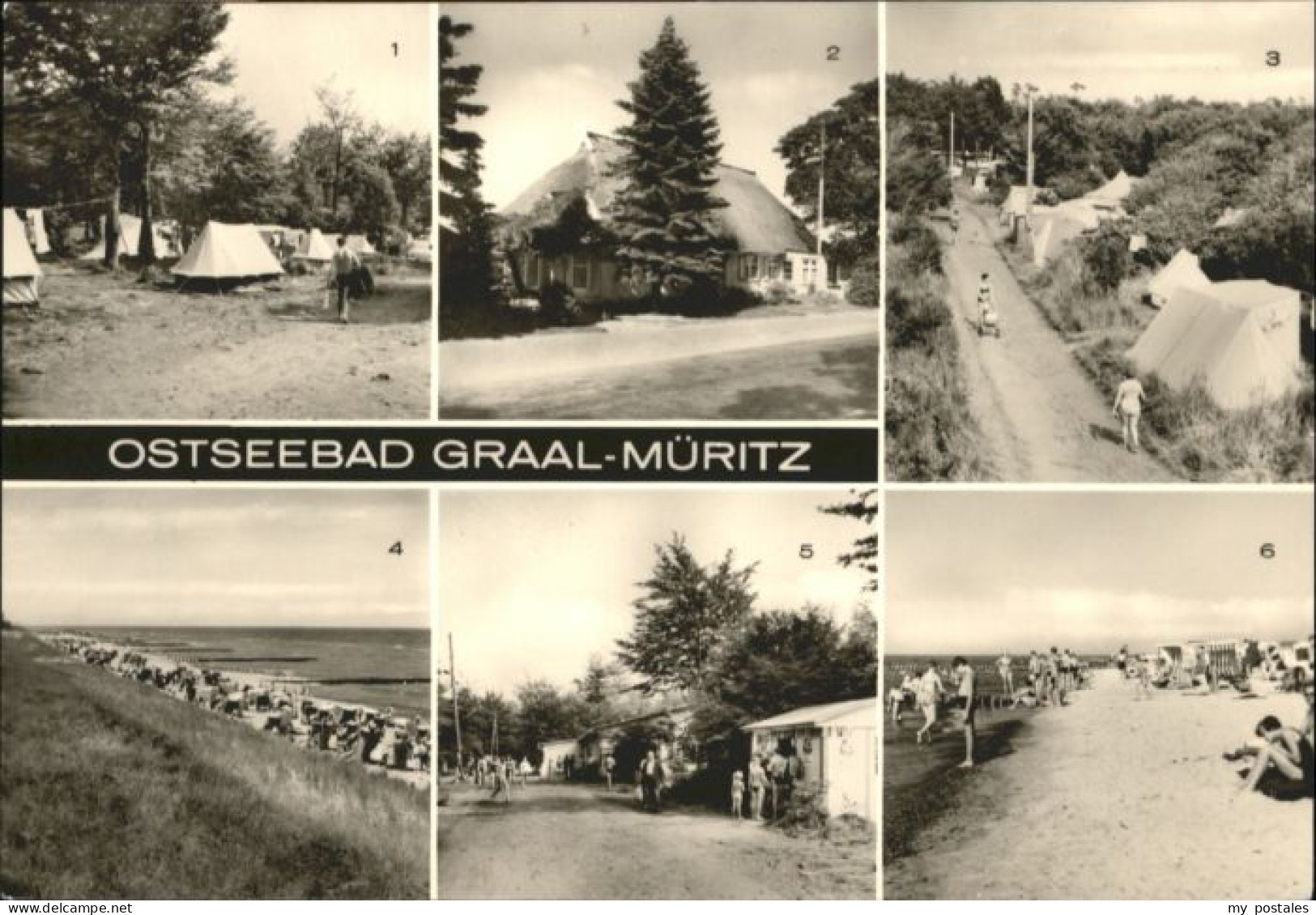 Graal-Mueritz Ostseebad Graal-Mueritz Zeltplatz Gaertnerische Produktionsgenosse