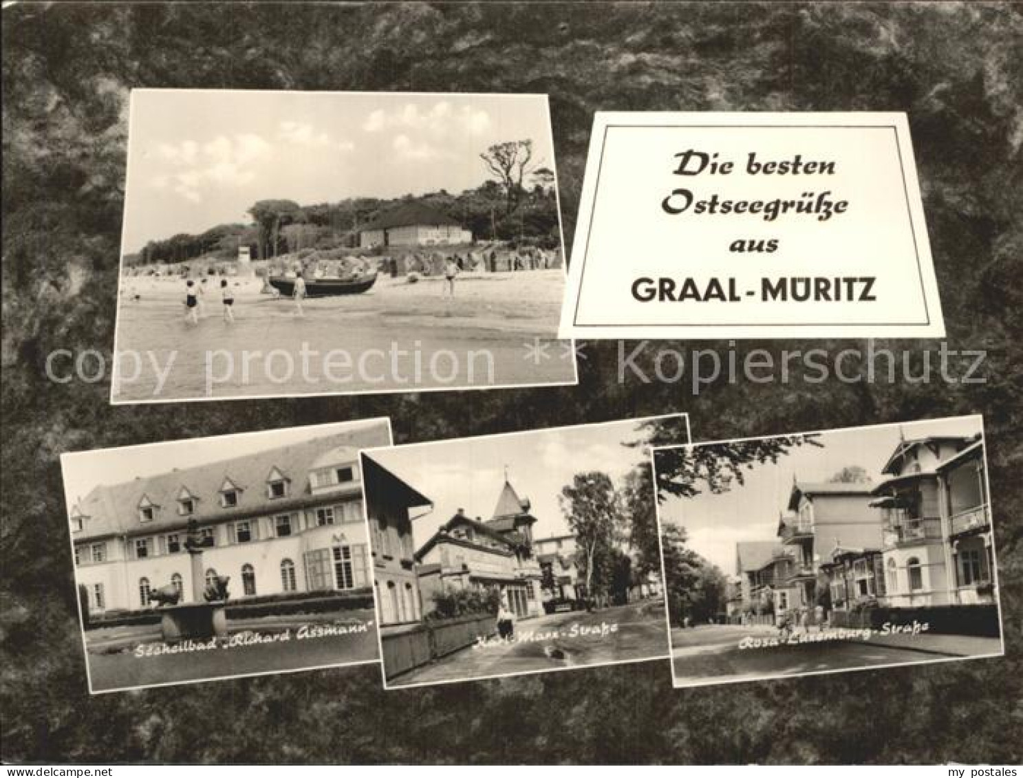 Graal-Mueritz Ostseebad Strand Seeheilbad Assmann Karl Marx Stadt Rosa Luxemburg
