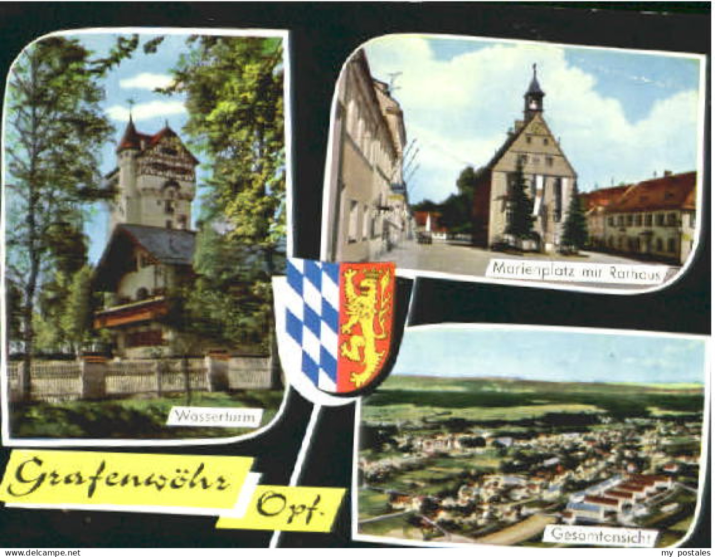Grafenwoehr asserturm Marienplatz Rathaus Wappen