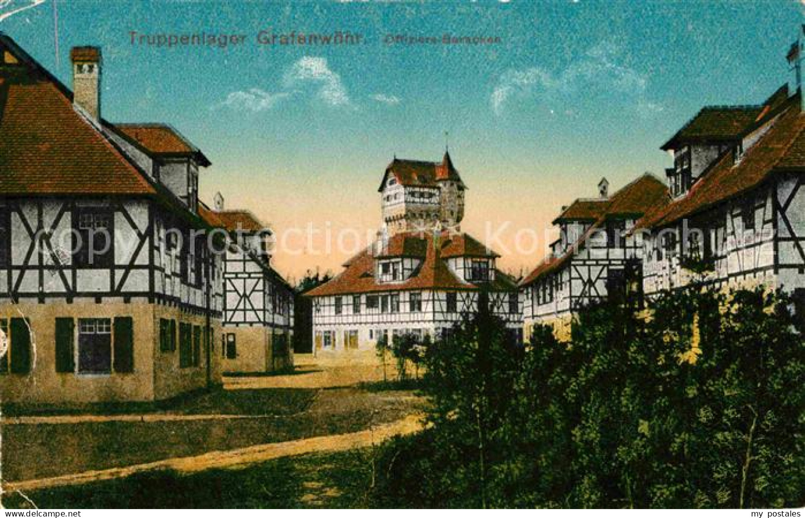 Grafenwoehr Truppenlager Offiziers Haeuser