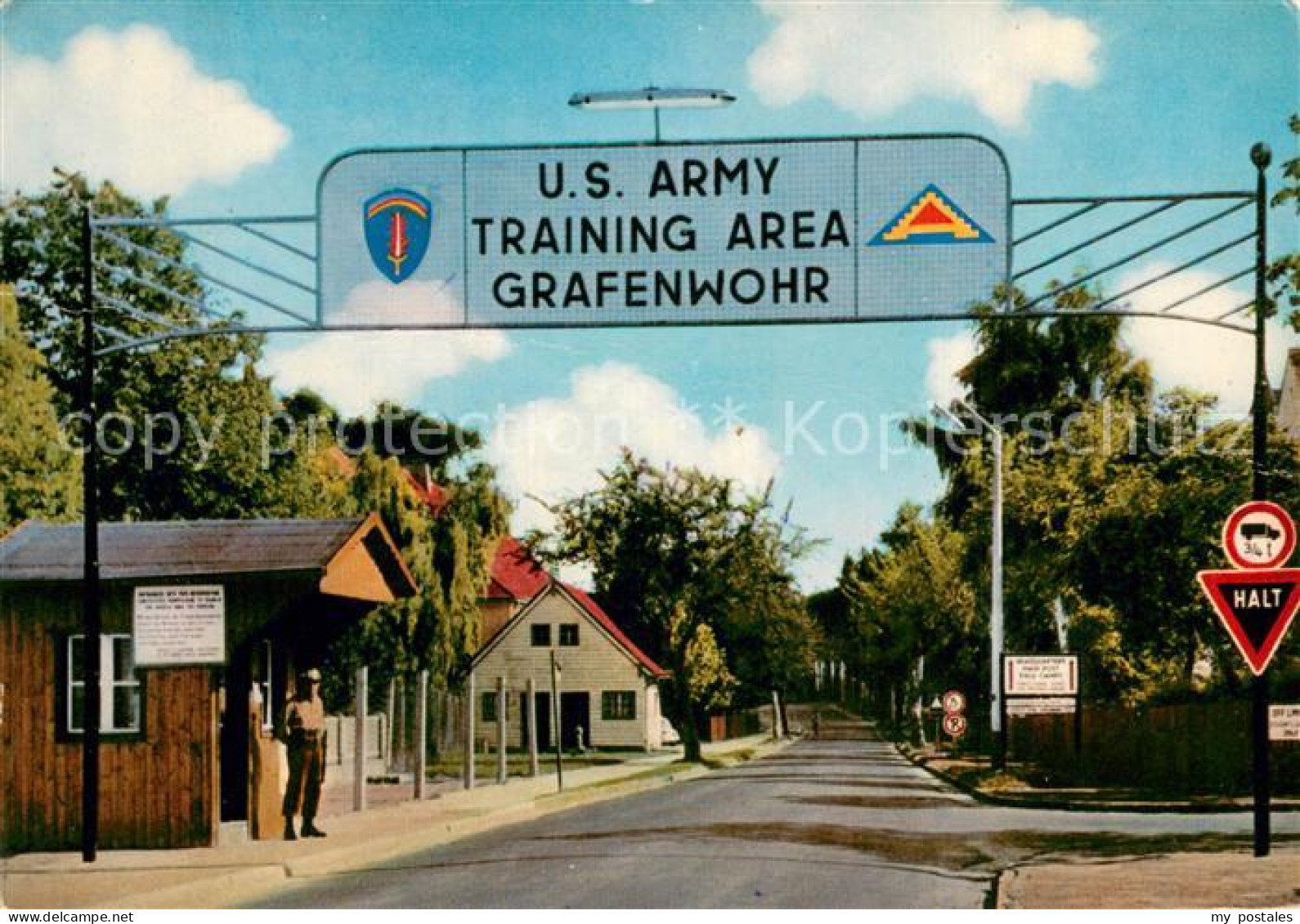 Grafenwoehr Truppenuebungsplatz Eingang