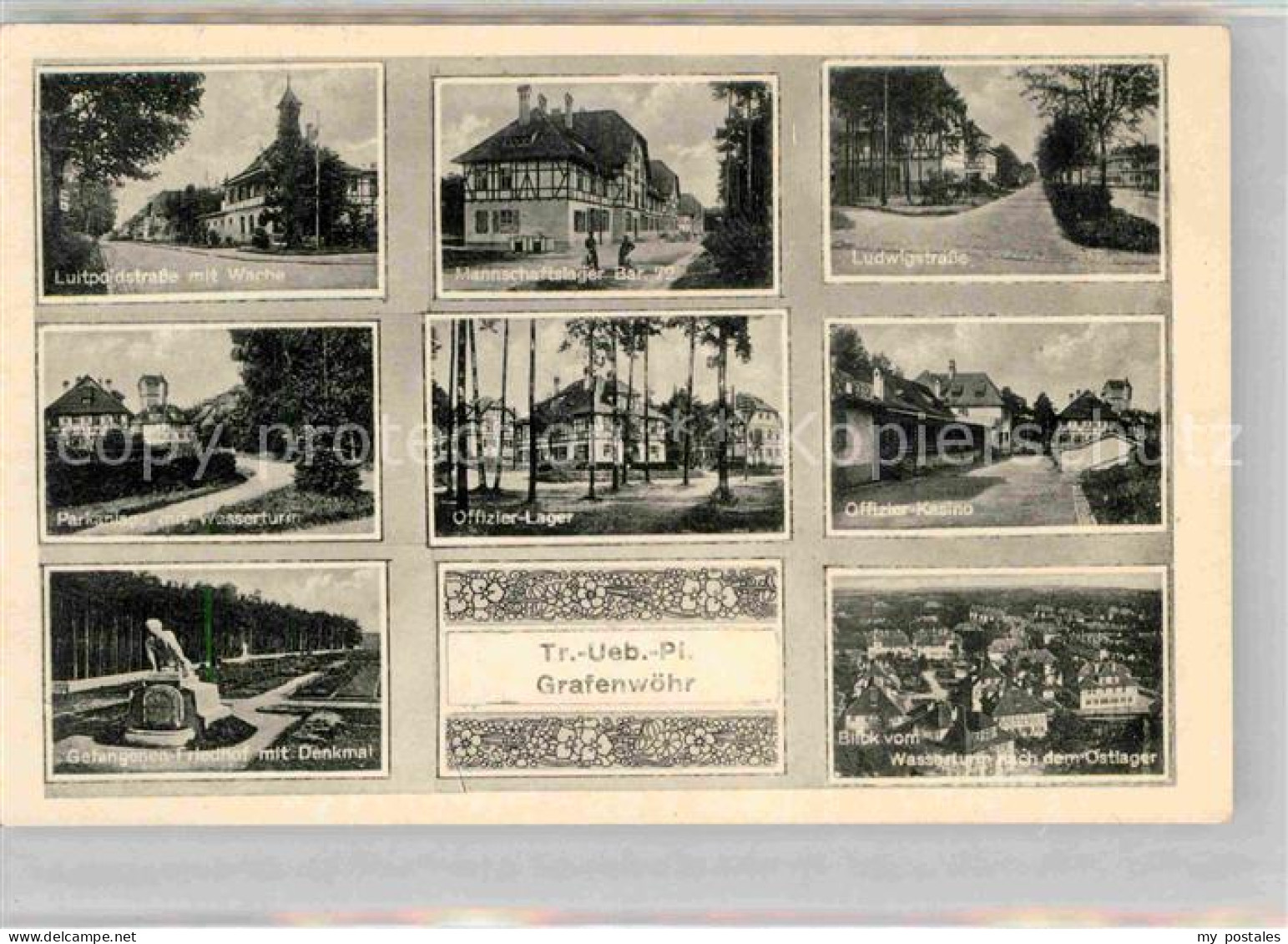 Grafenwoehr Truppenuebungsplatz Grafenwoehr Luitpoldstrasse Mannschaftslager Den