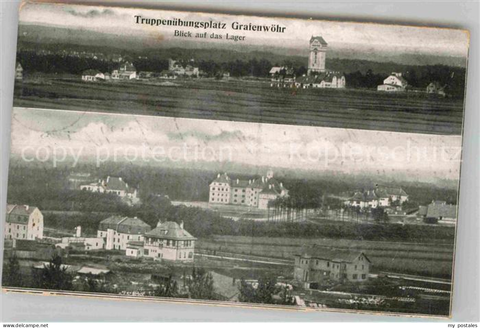 Grafenwoehr Truppenuebungsplatz Lagerblick