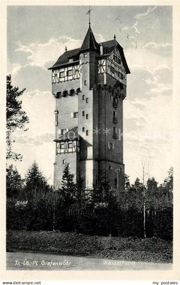 Grafenwoehr Truppenuebungsplatz Wasserturm