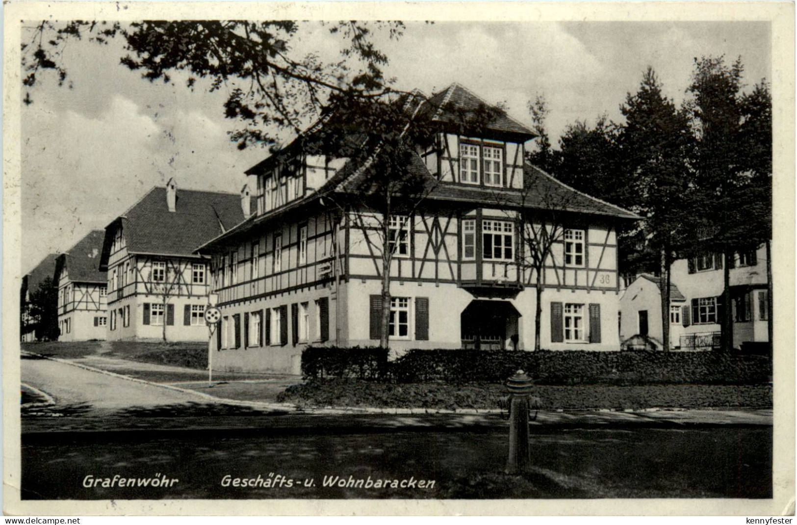 Grafenwöhr - Geschäfts und Wohnbaracken